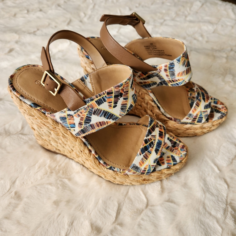 Gibson Latimer Boho Platform Sandal, Size 9, Like… - image 1
